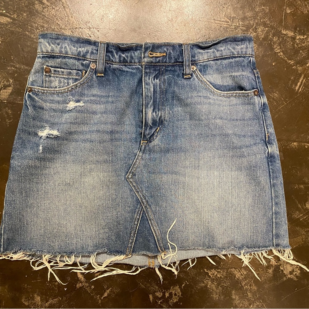 Pistola Blue Mini Skirt Casual